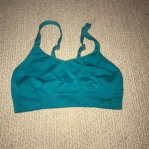 Blue Underarmour Child Sports bra